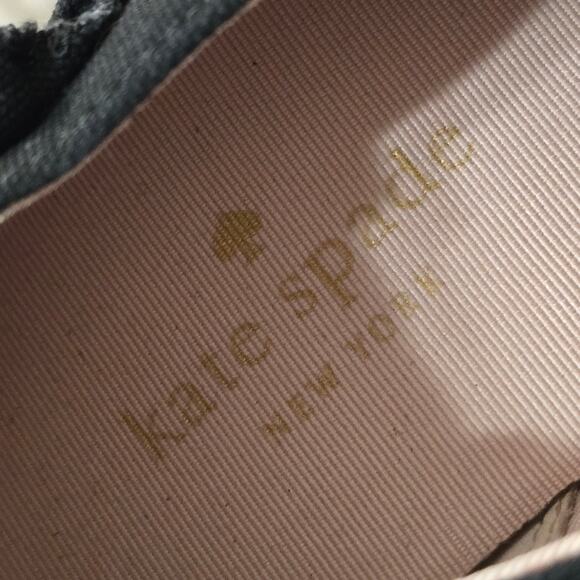 Kate Spade Leonie Ruffled Canvas Sneakers Embroidered Floral 7 MSRP $150 - Picture 13 of 14